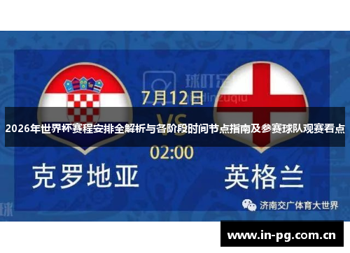 2026年世界杯赛程安排全解析与各阶段时间节点指南及参赛球队观赛看点 2026年世界杯赛程安排全解析与各阶段时间节点指南及参赛球队观赛看点
